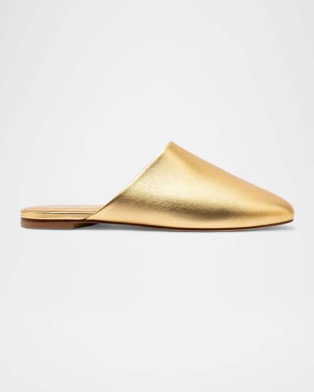 Venice Metallic Ballerina Mules